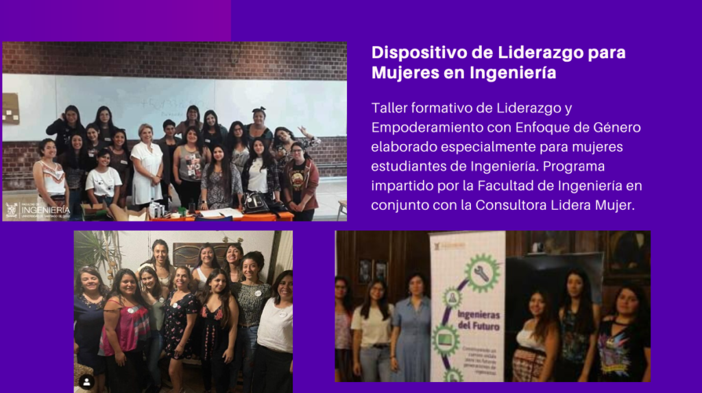 Reseña sobre el dispositivo de liderazgo que implementó Lideramujer.