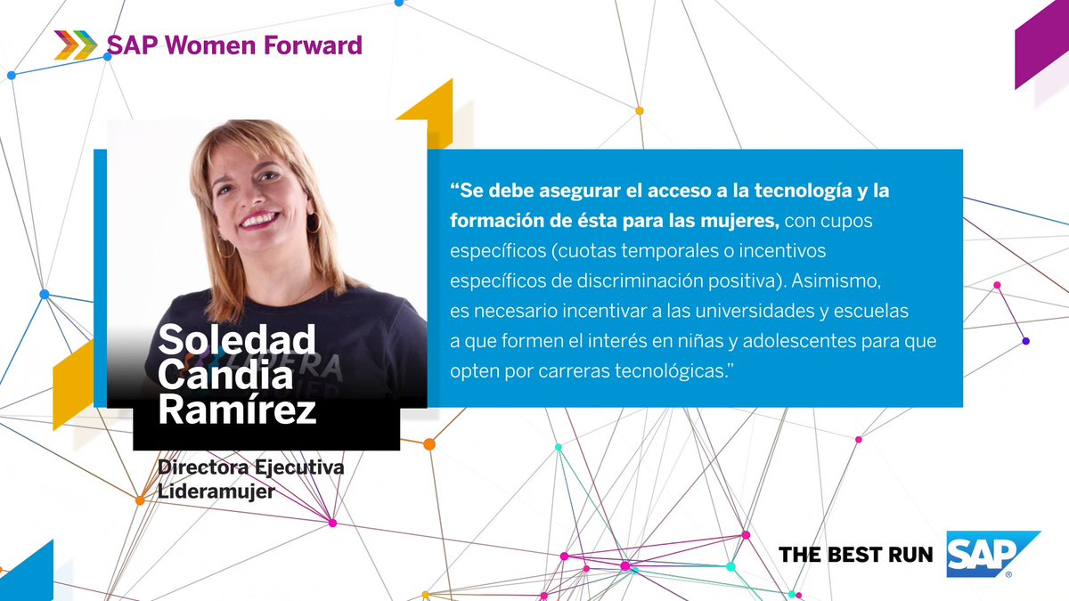 Opinión de Soledad Candia Ramírez para SAP en Latinoamérica.