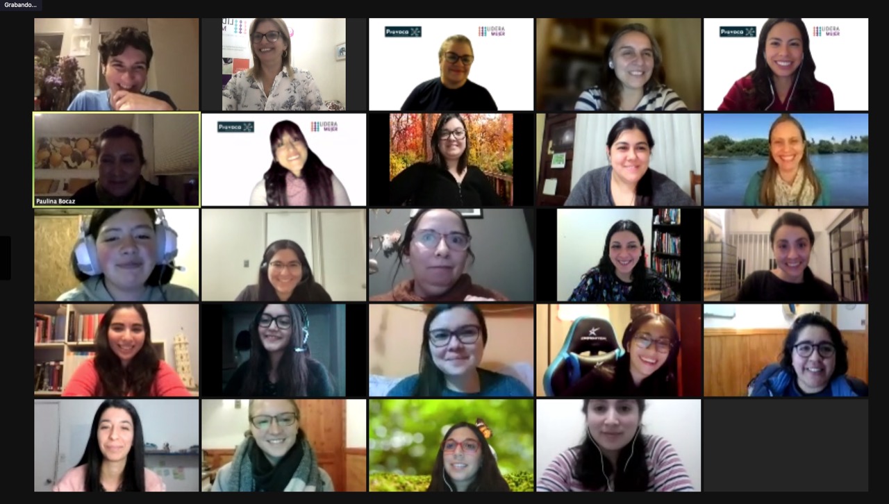 Participantes del lanzamiento de Red Mentora Provoca, realizado por AUI/NRAO con apoyo de Lidera Mujer