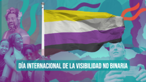 Banner Día Internacional de la Visibilidad No Binaria.